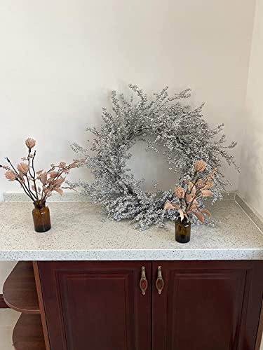 Winter Front Door Wreath 26 Inch Winter Silver Berry Wreath