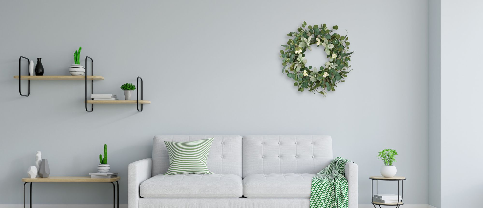 Design inspiration: How to incorporate artificial wreaths into your home decor - Tokcare Home