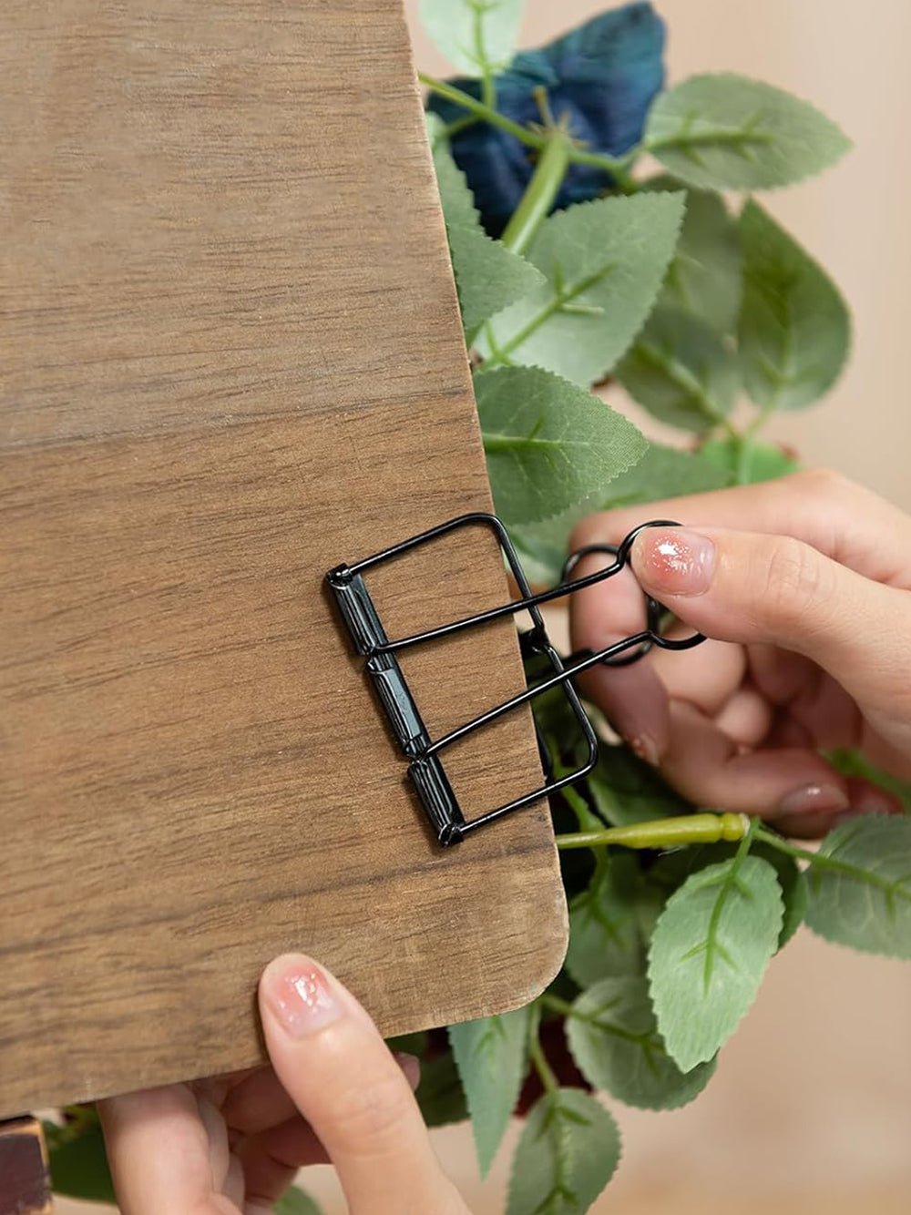 Artificial 2 Piece Teal And Burnt Orange Floral Swag Welcome Sign