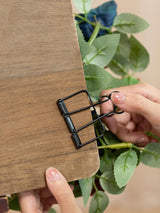 Artificial 2 Piece Teal And Burnt Orange Floral Swag Welcome Sign