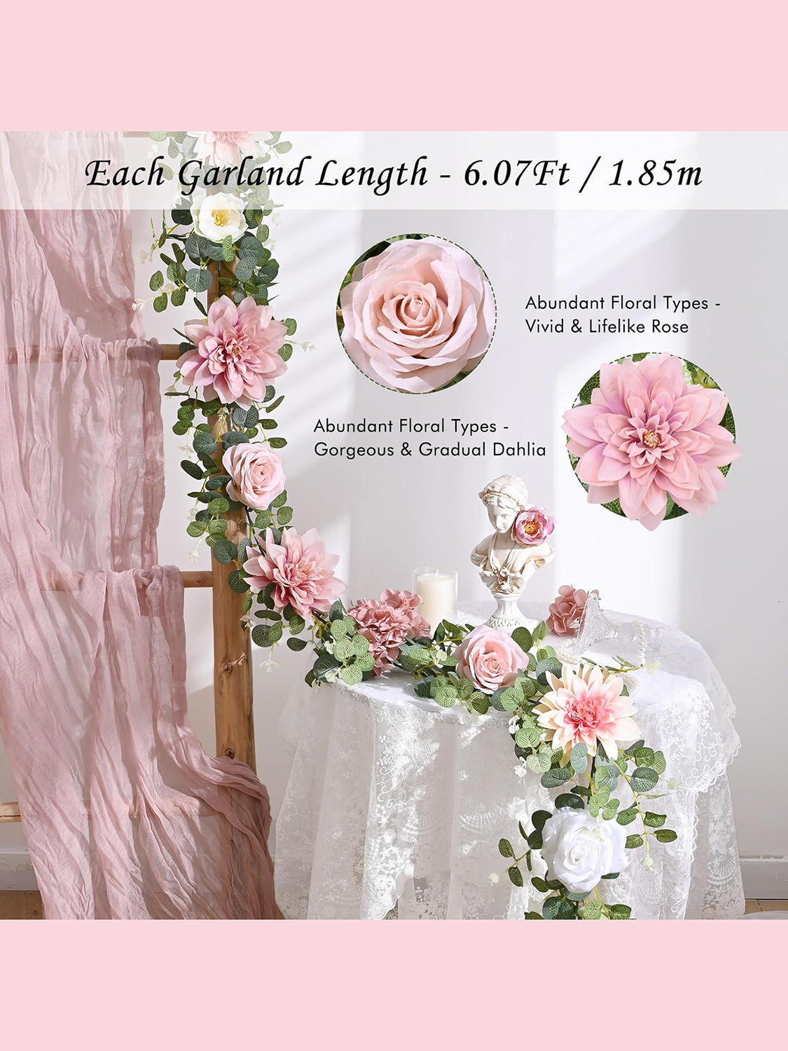 Artificial Flower Garland 6.07 - Artificial Flowers