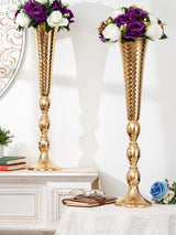 Artificial Flower Ball Arrangement 6 Pack Wedding Centerpiece Purple And White