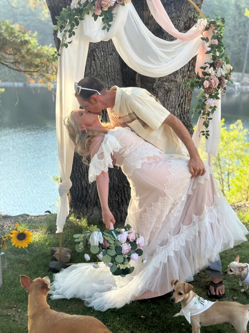 Sarah's Zero-Waste Dream Wedding with Artificial Flowers