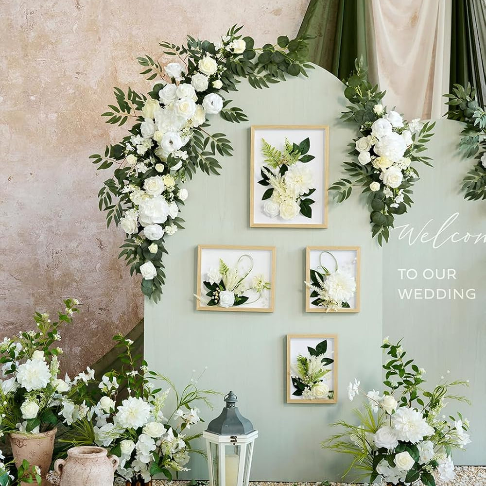 Artificial Wedding Arch Flowers Kit Pack of 4 Backdrop Decor