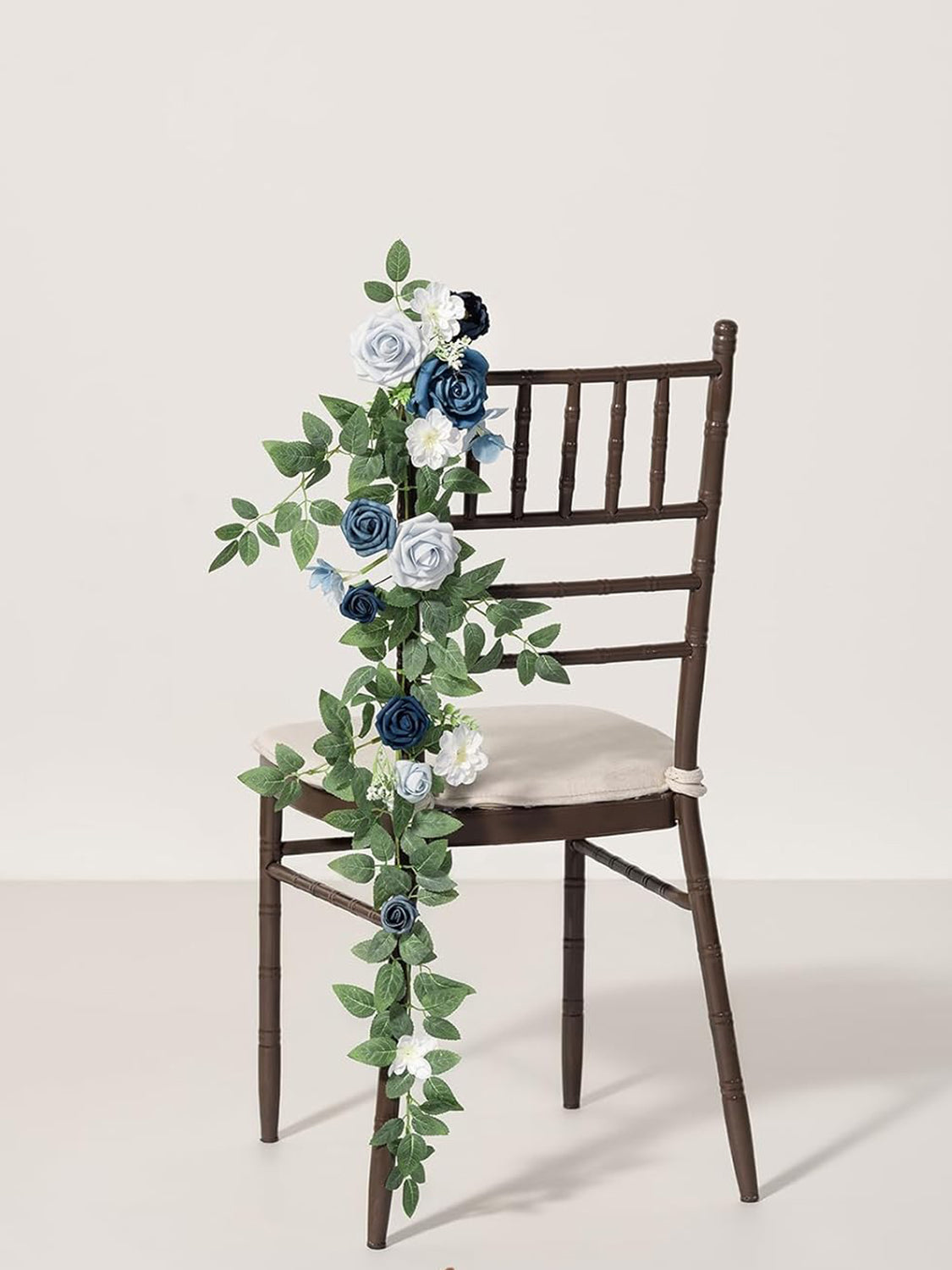 Dusty Blue Navy Pew Flowers Aisle Decor 10pcs 6.5*30 Inch