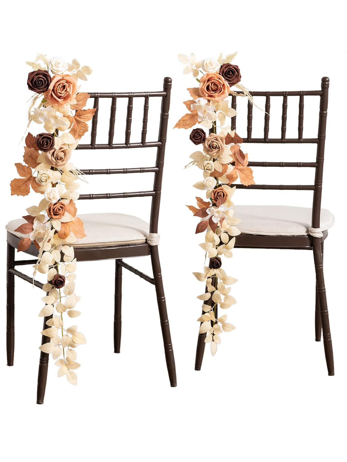 Terracotta Pew Flowers 10pcs Wedding Chair Aisle Decorations Garland