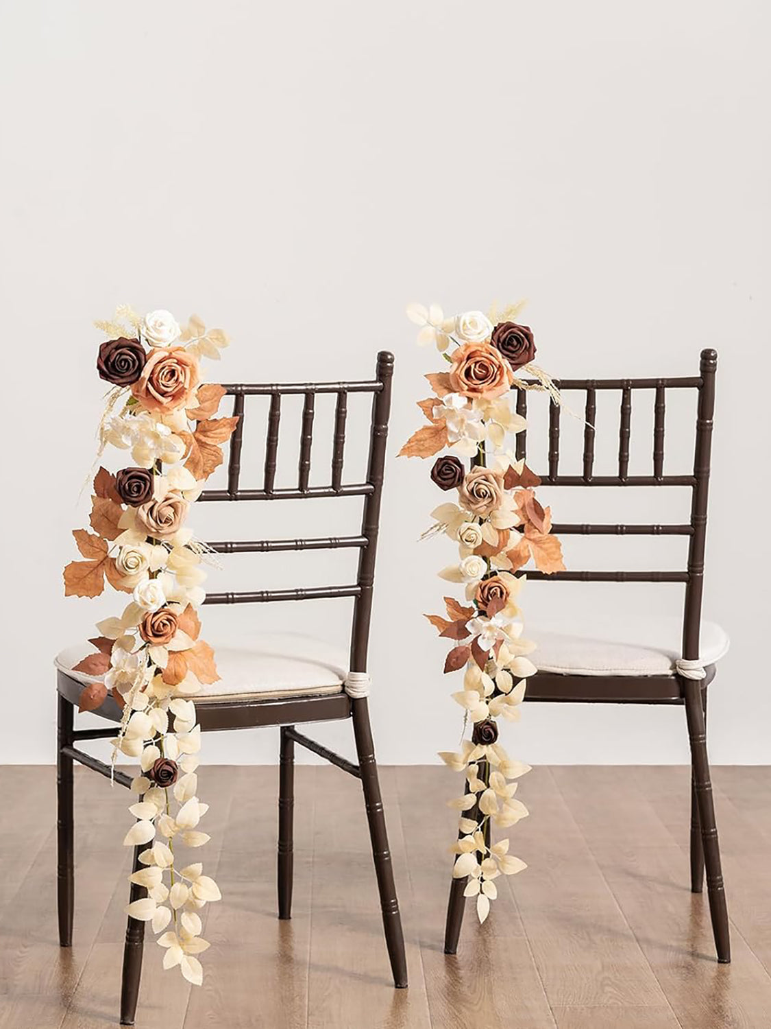 Terracotta Pew Flowers 10pcs Wedding Chair Aisle Decorations Garland