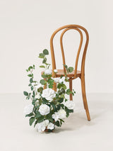 White Sage Standing Artificial Flowers Set Of 4 17.5in Tall Aisle Decor