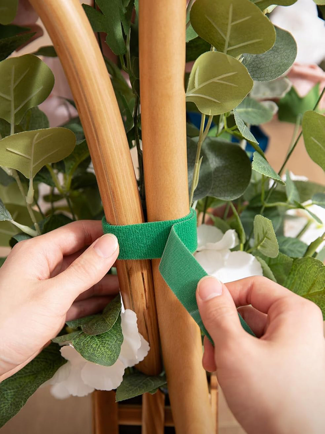 Dusty Rose Navy Artificial Rose Arrangements For Aisle 17.5 Inch Tall 4 Pcs