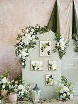 Lily White & Olive Artificial Valley Flowers Aisle Decorations Valley4pc