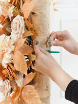 Artificial Flowers Kit for Wedding Arch Decor Silk Floral Arrangements Pack of 5