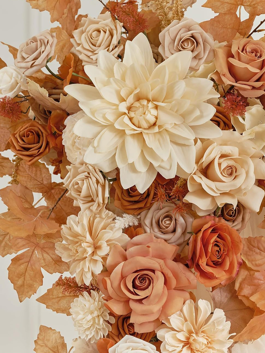 Artificial Flowers Kit for Wedding Arch Decor Silk Floral Arrangements Pack of 5