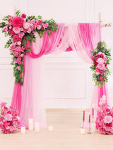 Artificial Silk Floral Arch Decorations Pack Of 5 For Wedding Backdrop