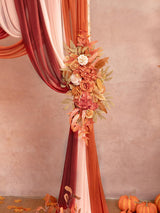 Maplered Artificial Silk Arch Flowers Kit 5 Pack for Wedding Backdrop