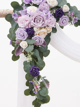 Lilac And Cream Artificial Floral Arch Kit Pack of 4 For Wedding Backdrop