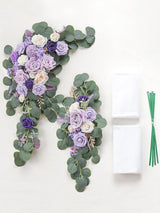 Lilac And Cream Artificial Floral Arch Kit Pack of 4 For Wedding Backdrop