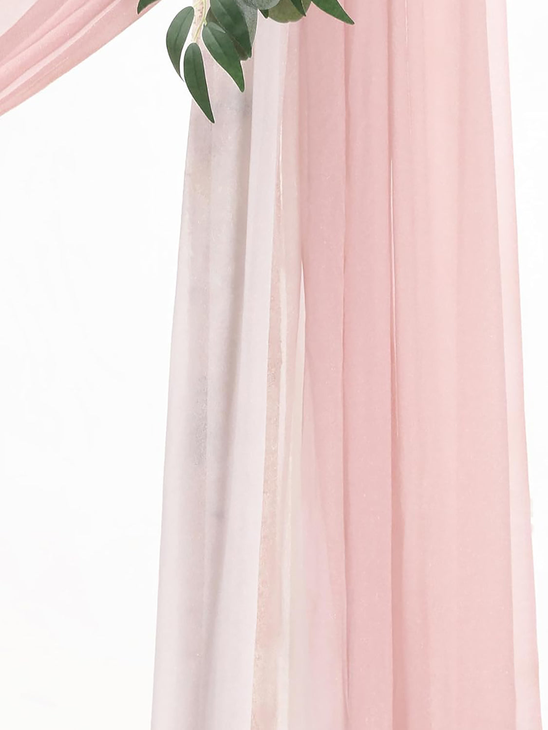 Artificial Floral Arch Kit Marsala and Champagne With Drapes Pack of 4 for Wedding Backdrop