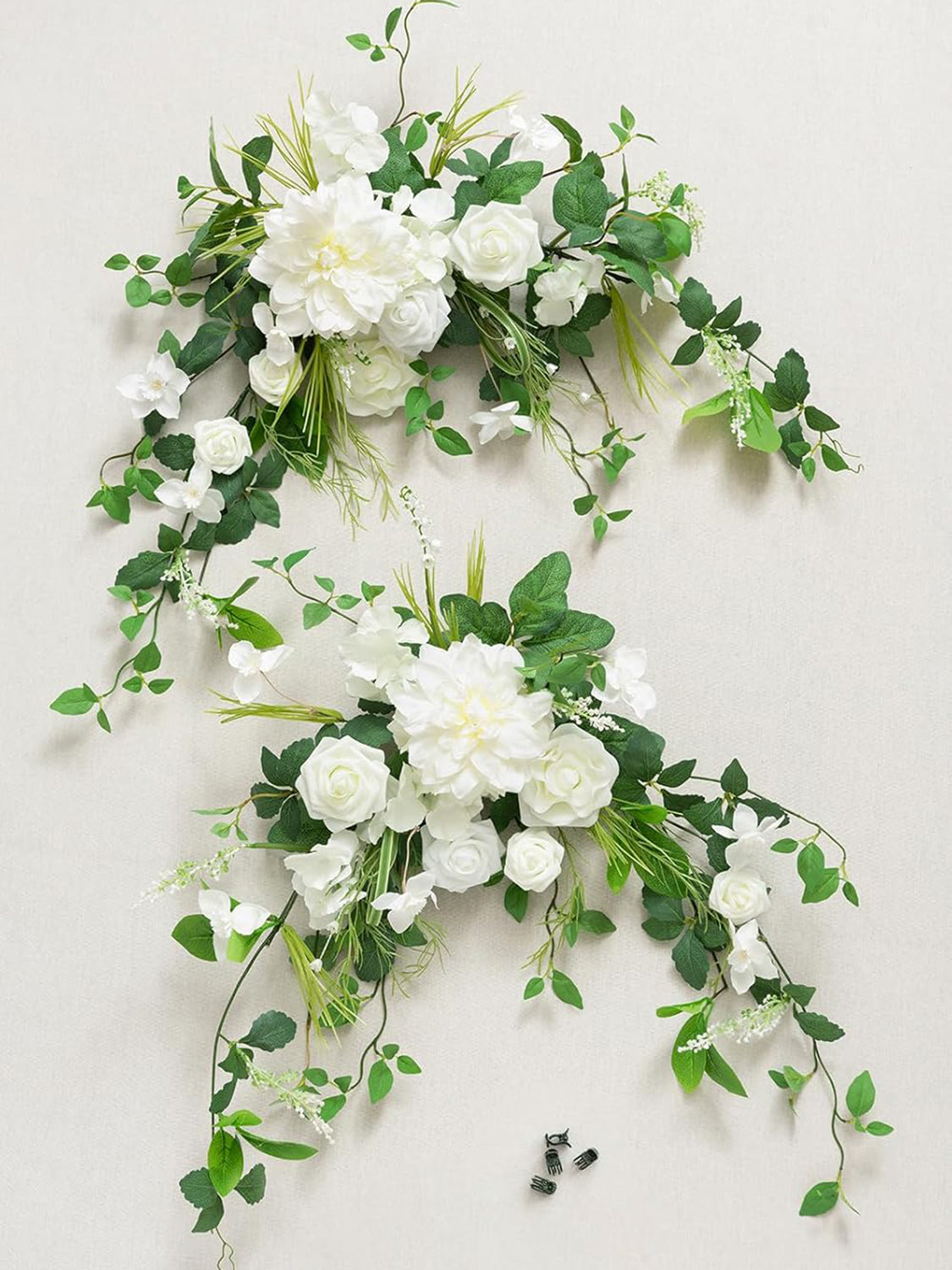 Lily of the Valley 2pc Artificial Floral Swag for Wedding Arches