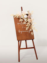 Artificial Floral Swag Arch Decorations 2pc White Beige Blush For Weddings