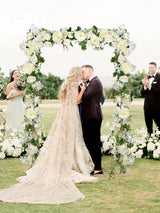 Silk White Peony Garland 2 Pack 6 Ft For Wedding Arch Decoration