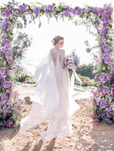 Wisteria Silk Peony Garland 6ft 2Pack Wedding Arch Backdrop