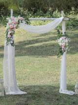 Wedding Arch Artificial Flowers Pack Of 2 Large Floral Swag For Boho Ceremony