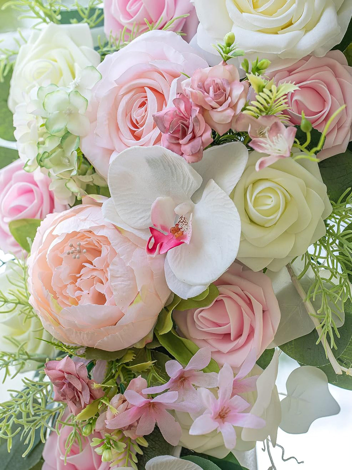 Wedding Arch Artificial Flowers Pack Of 2 Large Floral Swag For Boho Ceremony