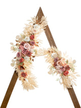 Champagne Wedding Arch Artificial Flowers Pack of 2 Large Floral Swags for Boho