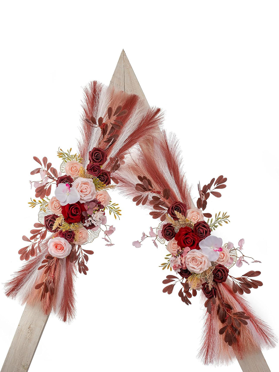 Pampas Wedding Arch Artificial Flowers Pack of 2 for Boho Wedding Decor