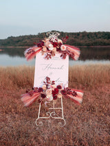 Pampas Wedding Arch Artificial Flowers Pack of 2 for Boho Wedding Decor