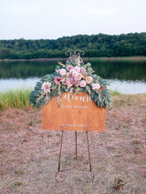 Dust Pink Wedding Arch Flowers Pack of 2 for Boho Wedding Ceremony