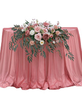 Dusty Rose & Cream Wedding Centerpiece Artificial Sweetheart Flower Swag Pack of 3 34 Inch