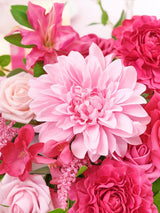 Hot Pink Wedding Centerpiece Artificial Sweetheart Flower Swag 47.2 Inch Pack of 3
