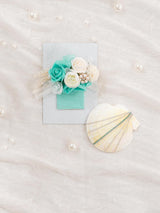 Teal Green & champagne Men Wedding Boutonniere Groom Single