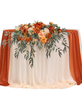 Terracotta Wedding Centerpiece Artificial Sweetheart Flower Swag 25 Inch Pack of 3