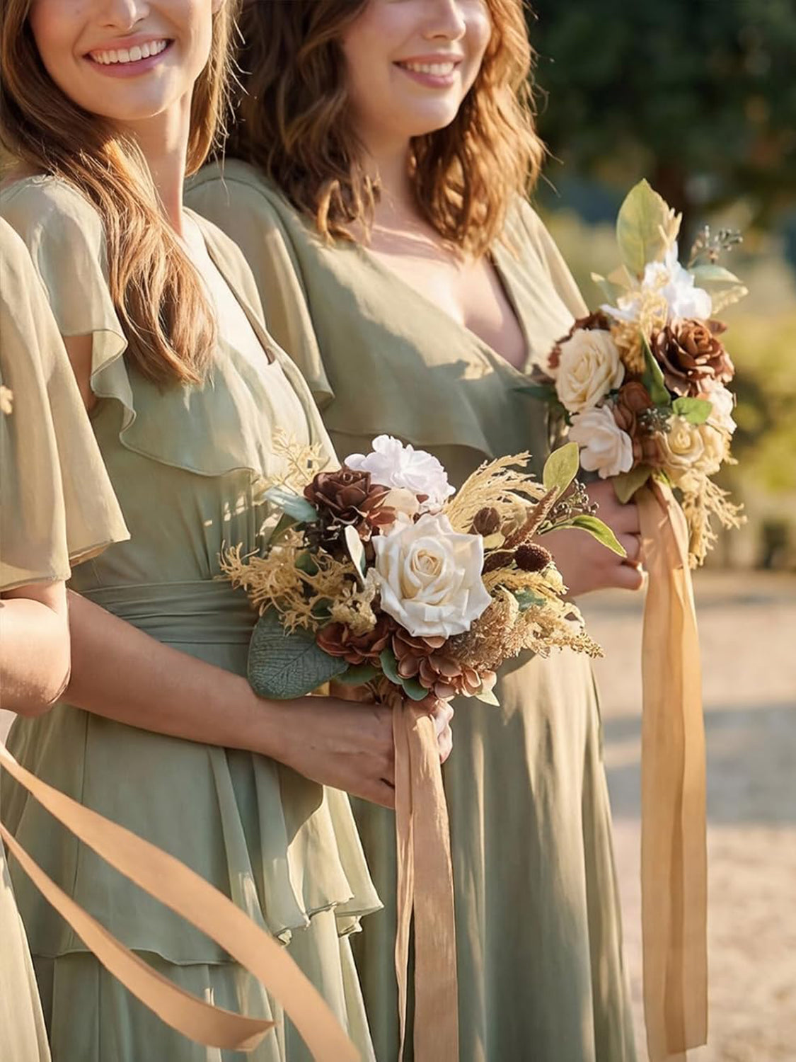 Beige Brown Artifici