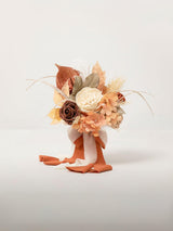 Boho & Terracotta Artificial Wedding Flower Bridesmaids Bouquets 7 Inch