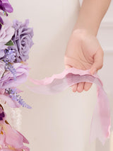 Royal Violet 11 Inch  Wedding Flowers Bride Bouquets