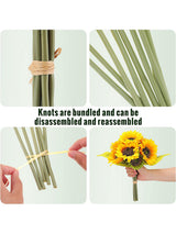 Yellow Sunflower Artificial Wedding Flower Bridesmaids Bouquets Set of 4