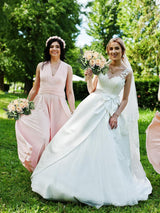 Champagne Artificial Flower Bouquet Bridesmaid Bouquets For Wedding 7 Inch