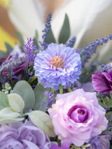 Lavender 13 Inch Artificial Flower Wedding Bouquets for Bride