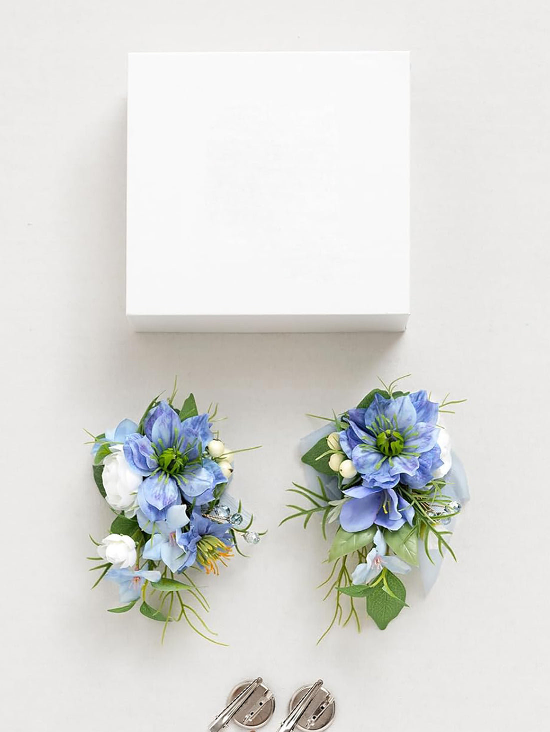 Blue Berry Wrist & Shoulder Corsages – 2-Piece Set