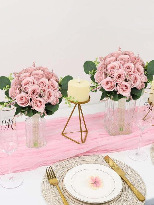 Tokcare - Artificial Ivory Pink Wedding 
