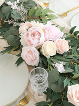 Blush & Cream Wedding Centerpieces 6ft Artificial Eucalyptus Garland