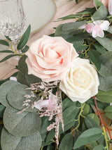 Blush & Cream Wedding Centerpieces 6ft Artificial Eucalyptus Garland