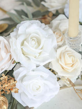 Cream White Wedding Centerpieces 6ft Artificial Eucalyptus Garland