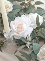 Cream White Wedding Centerpieces 6ft Artificial Eucalyptus Garland