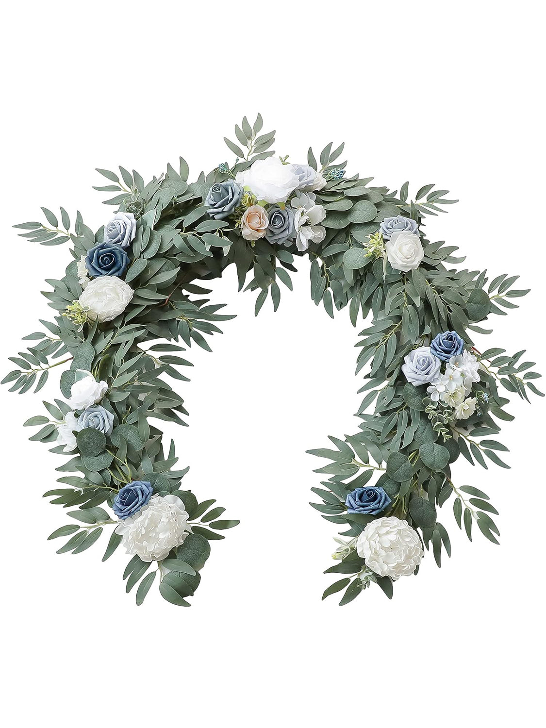 Dusty Blue 6ft Wedding Centerpieces Artificial Eucalyptus Garland