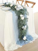 Dusty Blue 6ft Wedding Centerpieces Artificial Eucalyptus Garland
