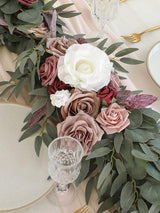 Dusty Rose & Mauve 6ft Wedding Centerpieces Artificial Eucalyptus Garland